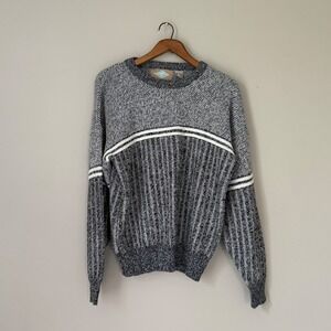 Vintage Weekends Knit Crewneck Sweater Size L